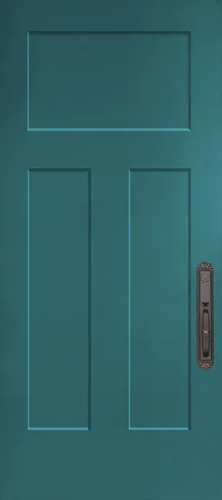 Craftsman fiberglass entry door